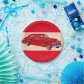 Assiettes En Carton Torpille rouge Pontiac (Fête)