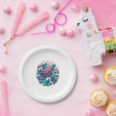 Assiettes En Carton Tortue d'été rétro (Fête)