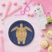 Assiettes En Carton Tortue d'or (Fête)