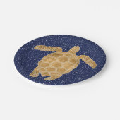 Assiettes En Carton Tortue d'or (Angle)