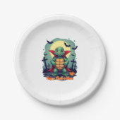 Assiettes En Carton Tortue Shell-o-Ween (Devant)
