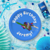 Assiettes En Carton Tortue volante (Fête)