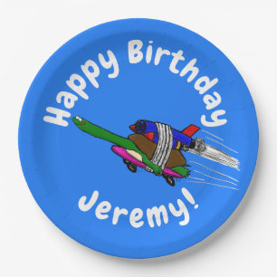 Assiettes En Carton Tortue volante