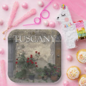 Assiettes En Carton Toscane, Italie | Porte toscane (Fête)