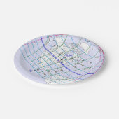 Assiettes En Carton Total Solaire Eclipse 2017 Global Path (Angle)