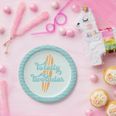 Assiettes En Carton Totalement Twobular Surf Beach 2e anniversaire (Fête)