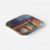 Assiettes En Carton Totem amérindien de Bigfoot (Angulaire)