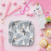 Assiettes En Carton Toucan gris (Fête)