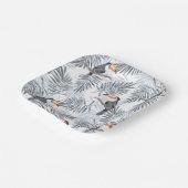 Assiettes En Carton Toucan gris (Angulaire)