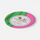 Assiettes En Carton Touchdowns ou Tutus Genre Reveal Party (Angle)