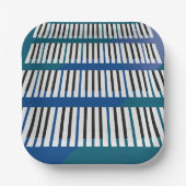 Assiettes En Carton Touches de piano (Recto)