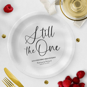 Assiettes En Carton Toujours Chic Renouvellement de Voeux de Mariage