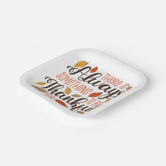 Assiettes En Carton Toujours Quelque Chose À Remercier Pour (Angulaire)