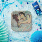 Assiettes En Carton Toulouse-Lautrec - En Lit, Baiser (Fête)