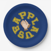 Assiettes En Carton Tour d'applaudissements (Devant)