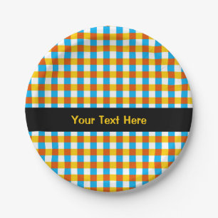 Assiettes En Carton Tour de texte du contrôle du gaz