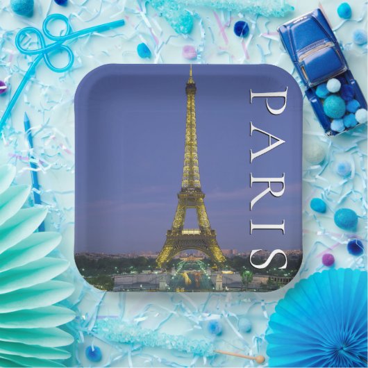 Assiettes En Carton Tour Eiffel | Paris, France (Fête)