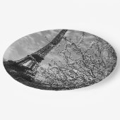 Assiettes En Carton Tour Vintage Paris Eiffel (Angle)