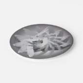 Assiettes En Carton tourbillon fumé (Angle)