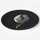 Assiettes En Carton Tournée de lune - Scooter Boy Artwork (Angle)