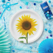 Assiettes En Carton Tournesol (Fête)