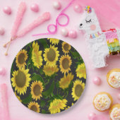 Assiettes En Carton Tournesol (Fête)