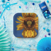 Assiettes En Carton Tournesol (Fête)