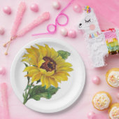 Assiettes En Carton Tournesol (Fête)