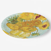 Assiettes En Carton tournesol par Vincent Van Gogh, post impressionnis (Angle)