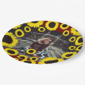 Assiettes En Carton Tournesol Pays Graduation Party Portrait (Angle)