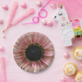 Assiettes En Carton Tournesol rose pâle (Fête)