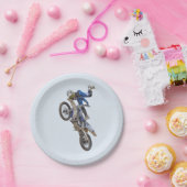 Assiettes En Carton Tours d'extrémité de motocross (Fête)