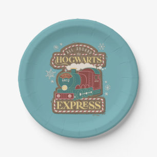 Assiettes En Carton Tous à bord de HOGWARTS™ Express Noël Cookie