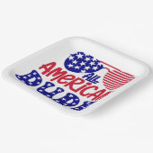 Assiettes En Carton Tous les mecs américains (Angulaire)