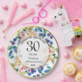Assiettes En Carton Tout Anniversaire Mariage (30) Berries à cadre d'o (Fête)