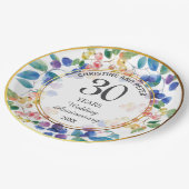 Assiettes En Carton Tout Anniversaire Mariage (30) Berries à cadre d'o (Angle)