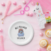 Assiettes En Carton Tout ce dont tu as besoin, c'est de déjeuner (Fête)