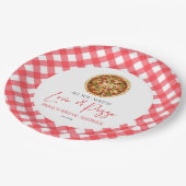 Assiettes En Carton Tout ce dont vous avez besoin est l'amour et la Fê (Angle)