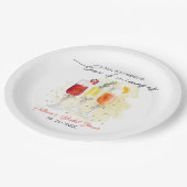 Assiettes En Carton Tout ce dont vous avez besoin est Love & Mimosas F (Angle)