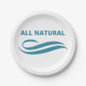 Assiettes En Carton Tout le minimalisme naturel Conception écologique  (Devant)