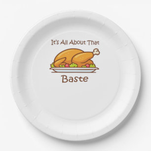 Assiettes En Carton Tout Sur Ce Baste (Thanksgiving) Tendance