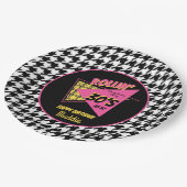 Assiettes En Carton TOUTE fête d'anniversaire de socle en pied de roch (Angle)