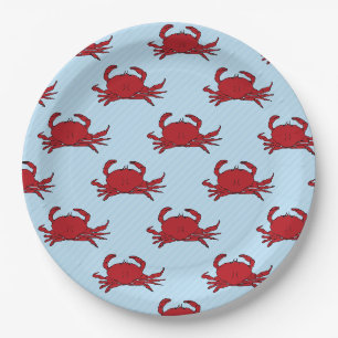 Assiettes En Carton Toute occasion Crab Fest changement de couleur