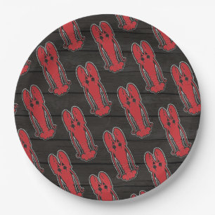 Assiettes En Carton Toute occasion Homard Cuire/Faire bouillir jardin 