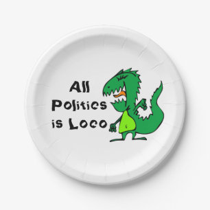 Assiettes En Carton Toute politique est folle
