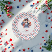 Assiettes En Carton Toutes les American Boy Stars and Stripes fête d'a