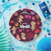 Assiettes En Carton Toutes les choses Valentine (Fête)