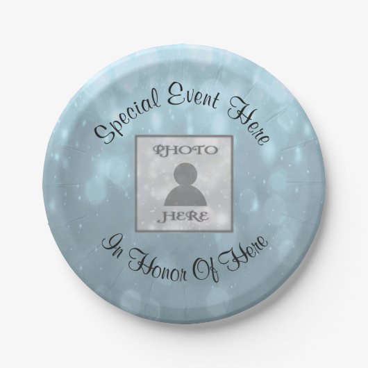 Assiettes En Carton Toutes les fins Personnaliser cette plaque (Devant)