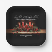 Assiettes En Carton Tradition Bible Verse Noël (Recto)