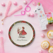 Assiettes En Carton Traditional Vintage Christmas (Fête)